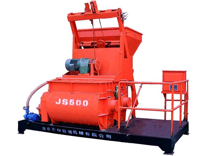 常德JS500型双卧轴强制式搅拌机