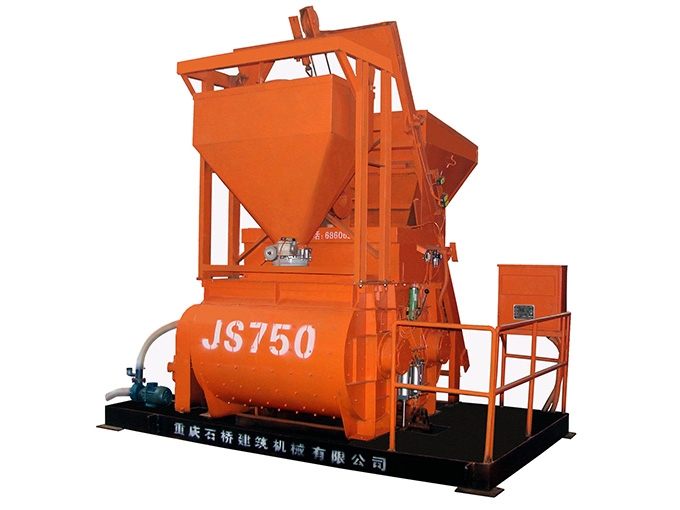 阿坝JS750带水泥称量斗搅拌机